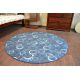 Tapete redondo prumo SIZAL FLAT 48691/637 WITRAG