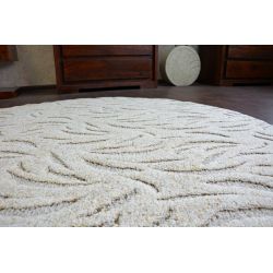 Carpet ACRYLIC MANYAS 193AA Brown/Cream fringe