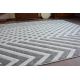Tapete prumo SIZAL FLOORLUX 20504 FOLHAS prata / preto SELVA