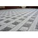 Tapete prumo SIZAL FLOORLUX 20504 FOLHAS prata / preto SELVA