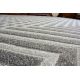 Tapete prumo SIZAL FLOORLUX 20504 FOLHAS prata / preto SELVA