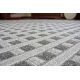 Tapete prumo SIZAL FLOORLUX 20504 FOLHAS prata / preto SELVA