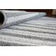 Tapete prumo SIZAL FLOORLUX 20504 FOLHAS champanhe / cinzento escuro SELVA