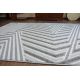 Tapete prumo SIZAL FLOORLUX 20504 FOLHAS champanhe / cinzento escuro SELVA