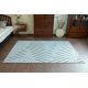 Tapete prumo SIZAL FLOORLUX 20504 FOLHAS champanhe / cinzento escuro SELVA