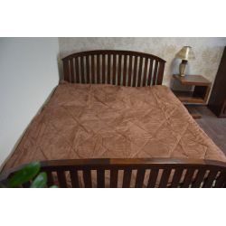 Overlay ALKANTARA brun