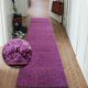 TAPIS DE COULOIR SHAGGY 5cm violet