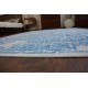 Carpet VINTAGE 22208/053 blue / grey classic rosette