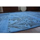 Carpet VINTAGE 22215/073 blue / grey patchwork