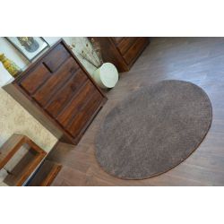 TAPIS cercle PHOENIX marron