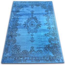 Tapis Vintage Rosette 22206/043 bleu