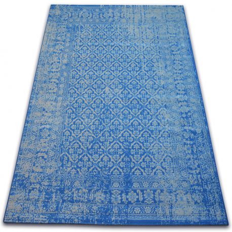 Vintage szőnyeg Virágok 22209/543 kék