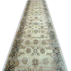 Löpare Jasmin 8628 ivory svart