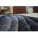 Shaggy szőnyeg space 3D B222 sötét szürke