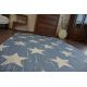Sisal tapijt SISAL FLAT 48648/591 sterren blauwkleuring