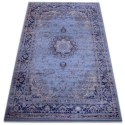 Tapis heat-set Jasmin 8676 bleu
