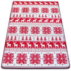 Teppich XMAS - F787 Creme/rot