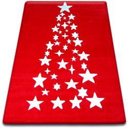 Alfombra XMAS - F789 rojo/crema