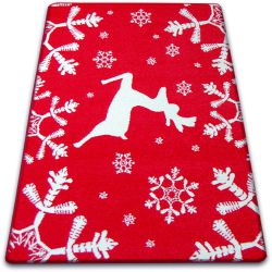 Alfombra XMAS - F794 rojo/crema