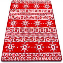 Xmas szőnyeg - F808 piros/krém