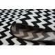 Runner SKETCH F561 black/cream - Zigzag
