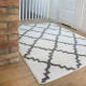 Carpet SKETCH - F343 cream/grey trellis