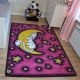 Tapis HAMPTON Cadre cercle noir