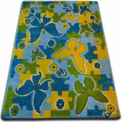 gyerekek szőnyeg Pillangó kék C429