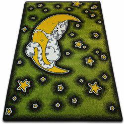 Carpet KIDS Cat green C414