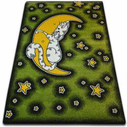 Килим KIDS котка зелено C414