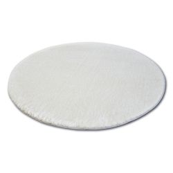 Carpet circle SHAGGY MICRO white