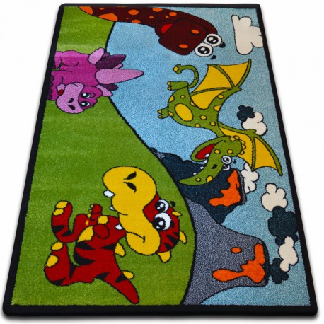 Dywan HAMPTON Lux koło czarny