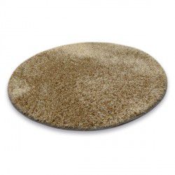 Tapijt ROND SHAGGY NARIN P901 donker beige 