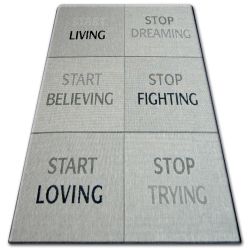 MATTA SIZAL FLOORLUX 20275 YOLO silver / svart