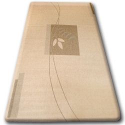Alfombra de cuerda sisal FLOORLUX 20089 color maíz/color café