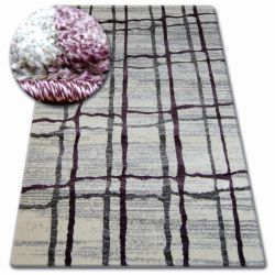 Alfombra SHADOW 9359 blanco/lila