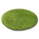 Kilimas Apskritas kilimas šiurkštus 5cm žalias