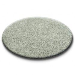 Kulatý koberec SHAGGY 5 cm šedá