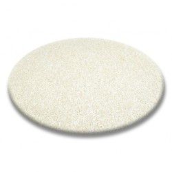 Carpet round SHAGGY 5cm cream