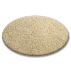 Kulatý koberec SHAGGY 5 cm česnek