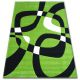 Alfombra PILLY H203-8405 - verde/negro