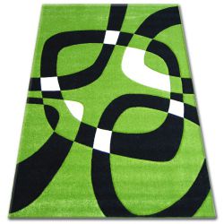 Tapis PILLY H203-8405 - vert/noir