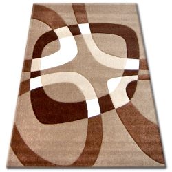 Alfombra PILLY H203-8405 - dorado/marrón