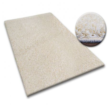 Carpet - wall-to-wall SHAGGY 5cm cream 