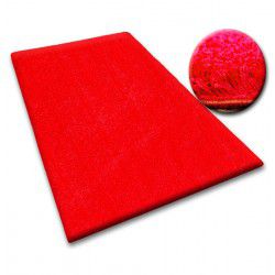 Paklāju segumi Shaggy 5cm sarkans