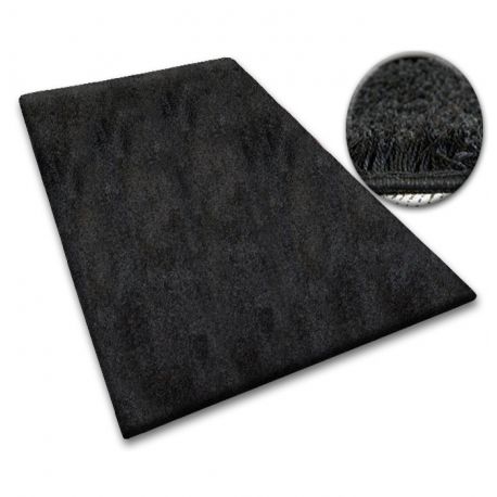 Shaggy szőnyegpadló 5cm fekete