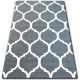 Tapis BCF FLASH 33445/167 trèfle marocain trellis gris