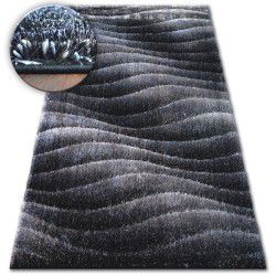 Shaggy szőnyeg space 3D B222 sötét szürke