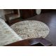 Kilimas Apskritas kilimas MAIOLICA smėlio spalvos Foxabonos stilius LISBOA
